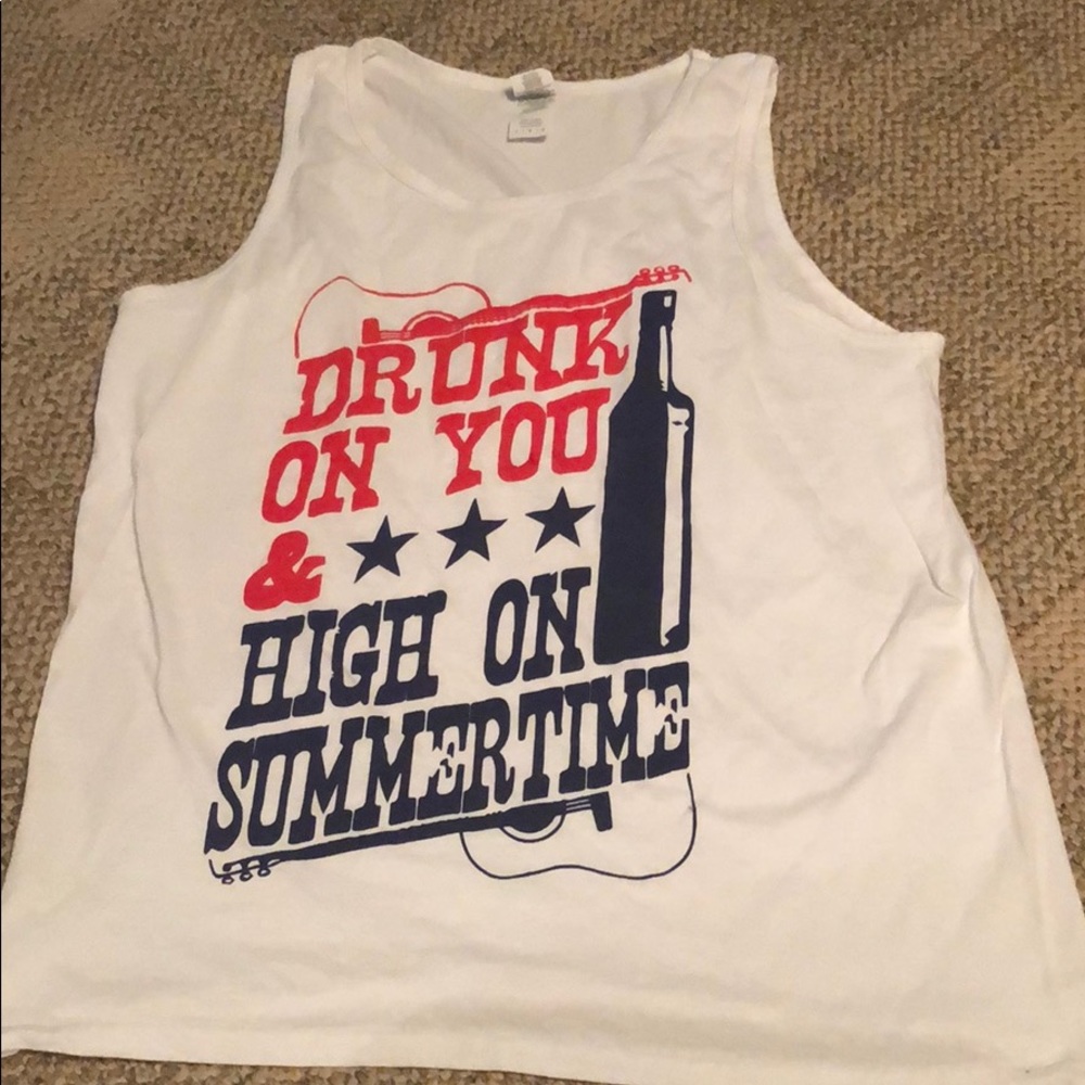 Luke Bryan Drunk on You & High on Summertime tank